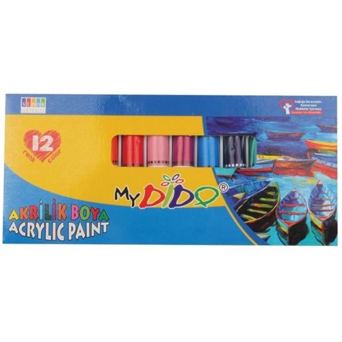 Mydido Akrilik Boya 12X9 Ml Tüp