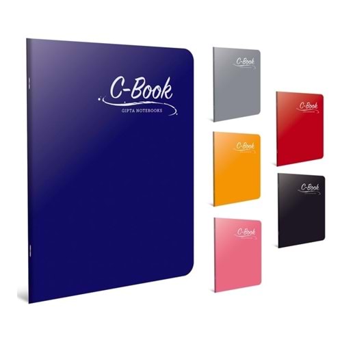 Gipta C Book Tel Dikişli Pp.Kpk. Defter A4 40 Yaprak Kareli