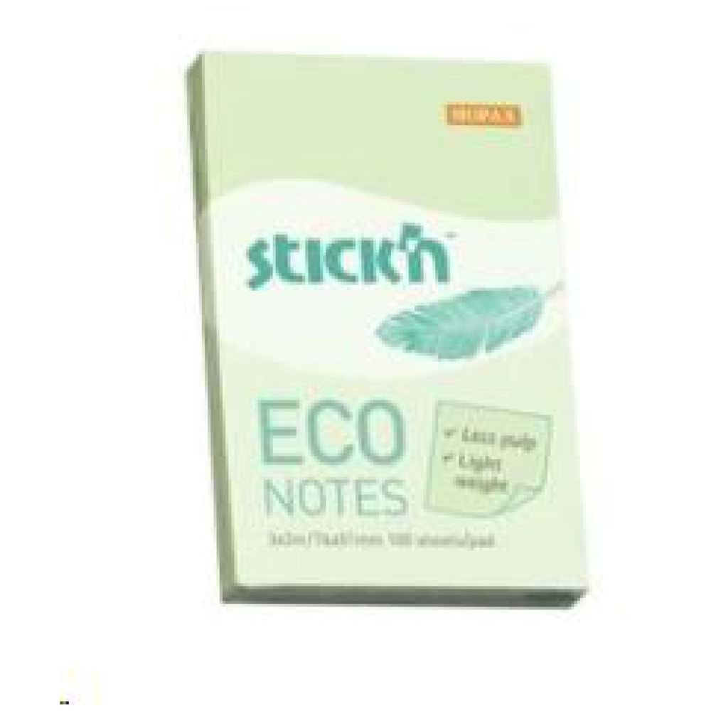 Gipta Gipta Stickn 76X51 Eco Notes Pastel Yeşil 100Yp