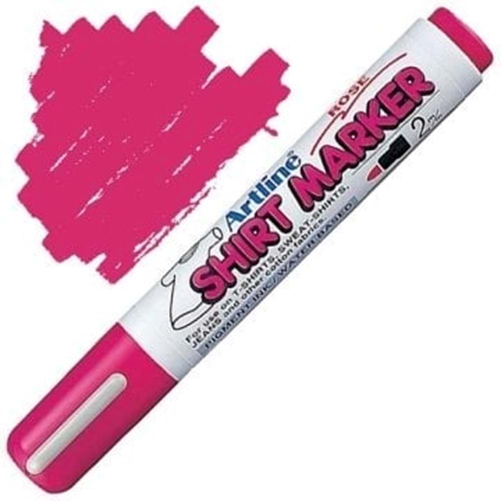 Artline Shirt Marker Tişört Markörü Uç:2,0Mm Gül