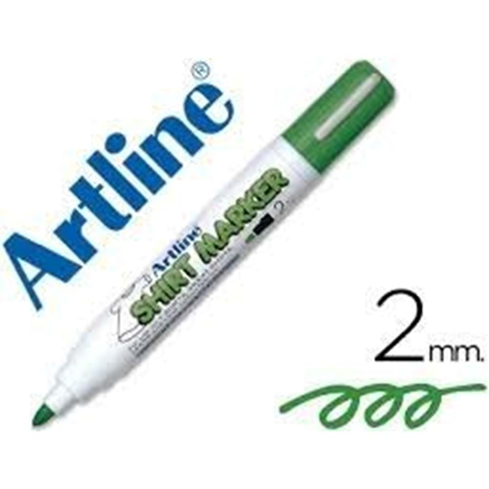 Artline Shirt Marker Tişört Markörü Uç:2,0Mm Yeşil