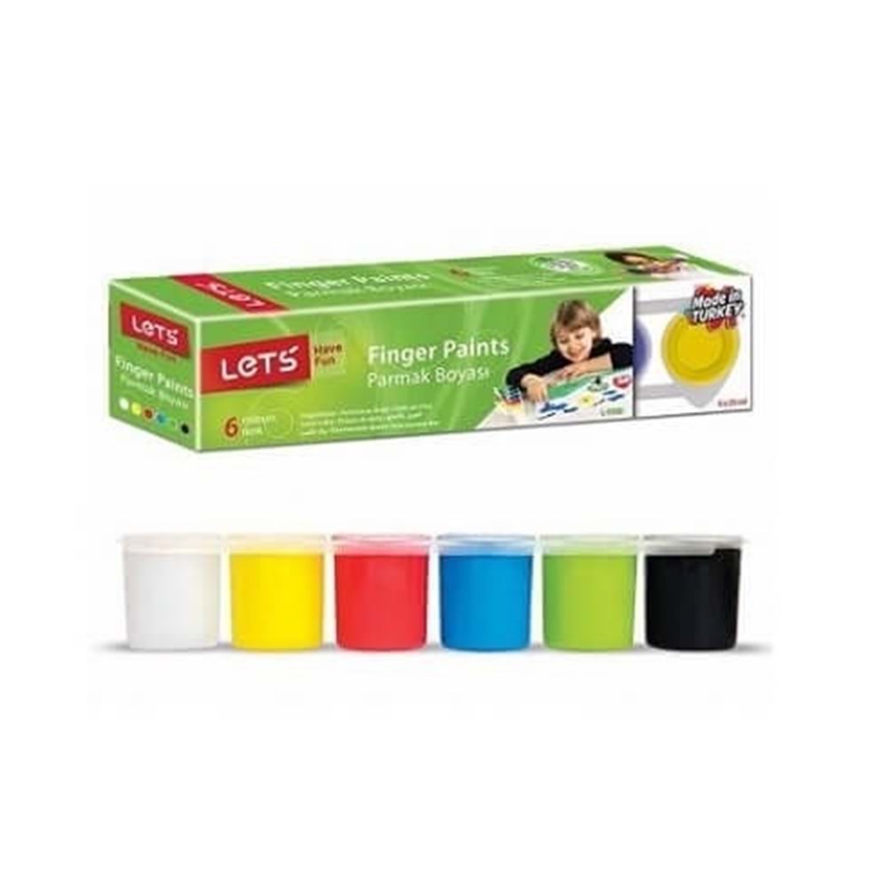 Lets Parmak Boyası 25Mg. 6 Renk