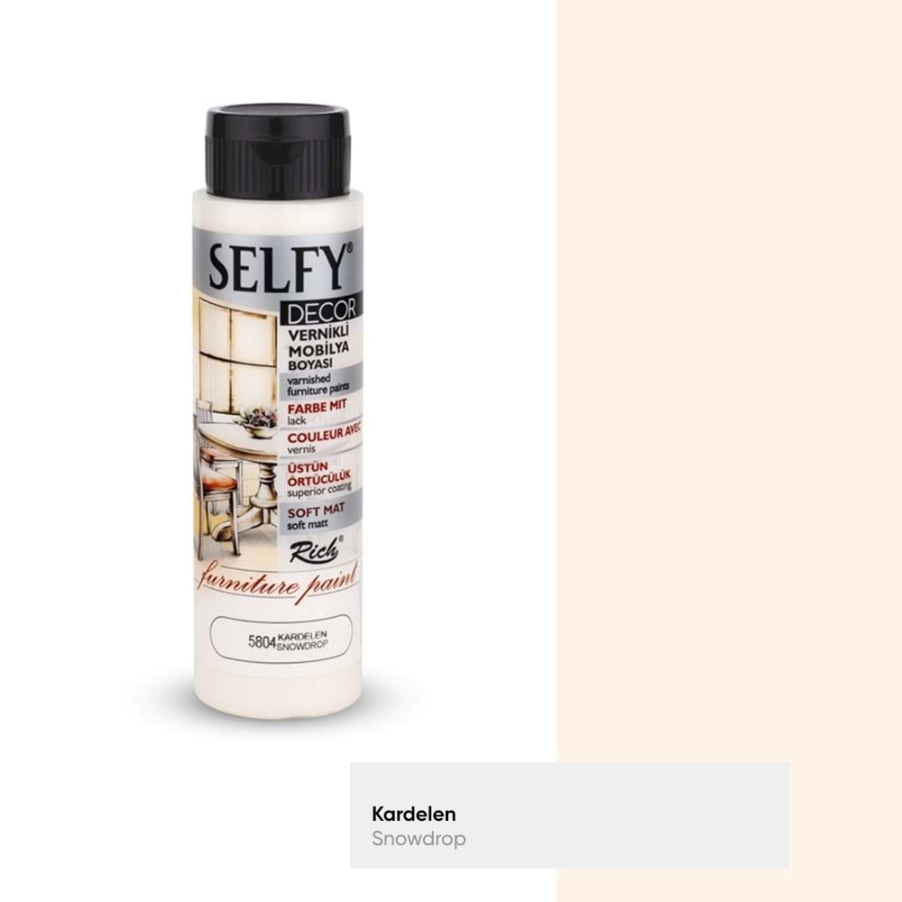 Slf-500-09471 Selfy Decor Mobilya Boyası - Kardelen 500Ml