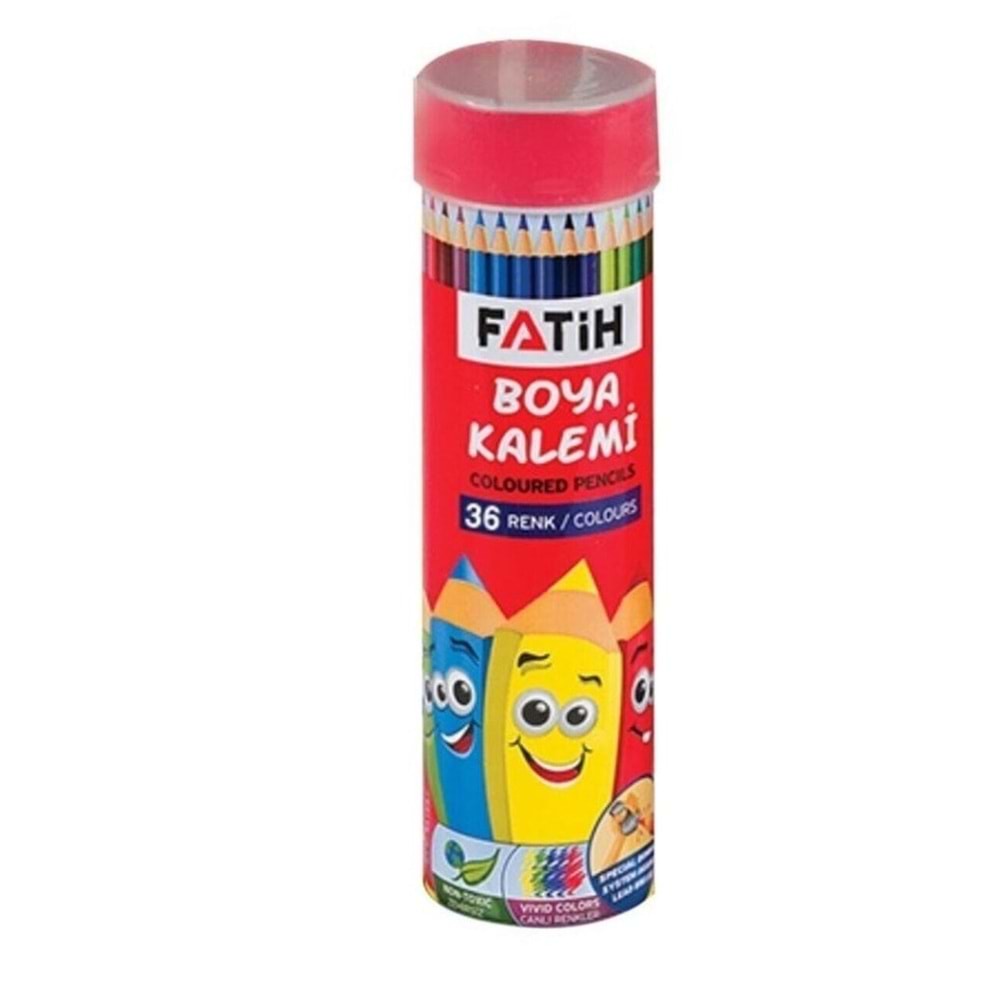 Fatih Kuru Boya Tüplü 36 Renk