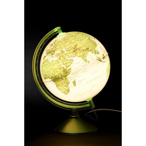 Gürbüz 46253 Globe Green 26 Cm Işıklı Küre