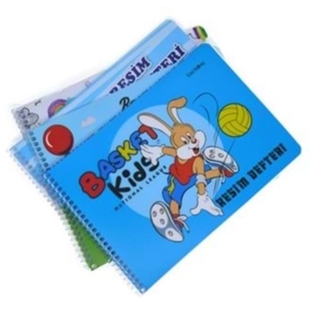 Çınar Spiralli Pp Kapak Resim Defteri 17X24 25Yp