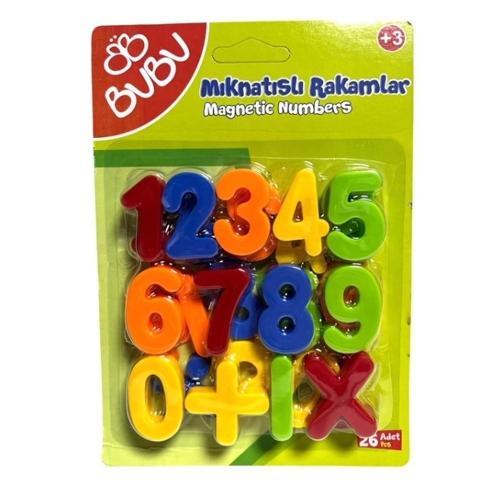 Bu-Bu Miknatisli Rakam 25 Parça