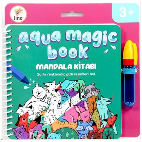Lino Aqua Magic Book Mandala (Sihirli Boyama Kitabi)