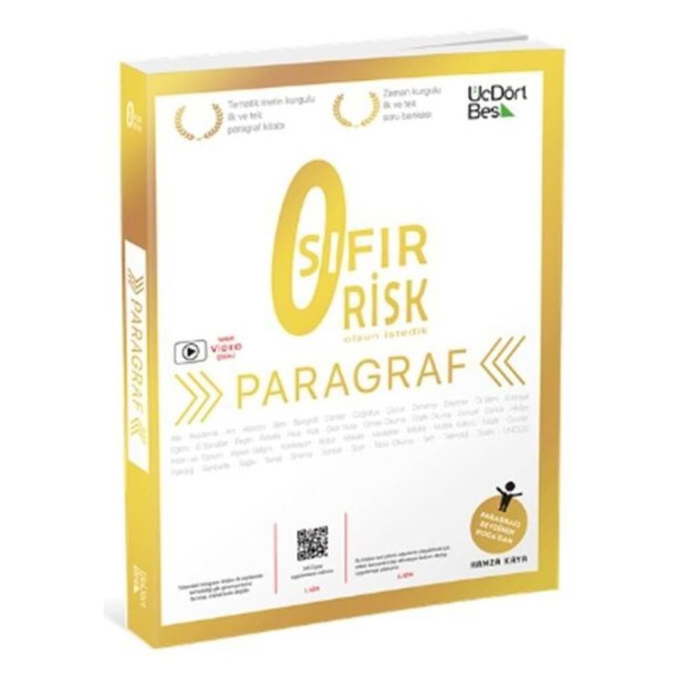 2025 Paragraf Sıfır Risk Soru Bankası