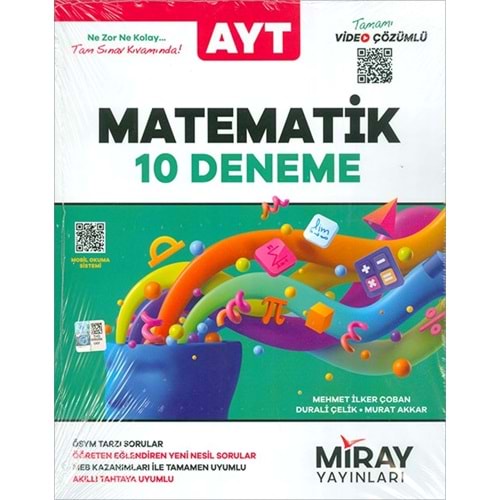 Miray Ayt Matematik 10 Deneme