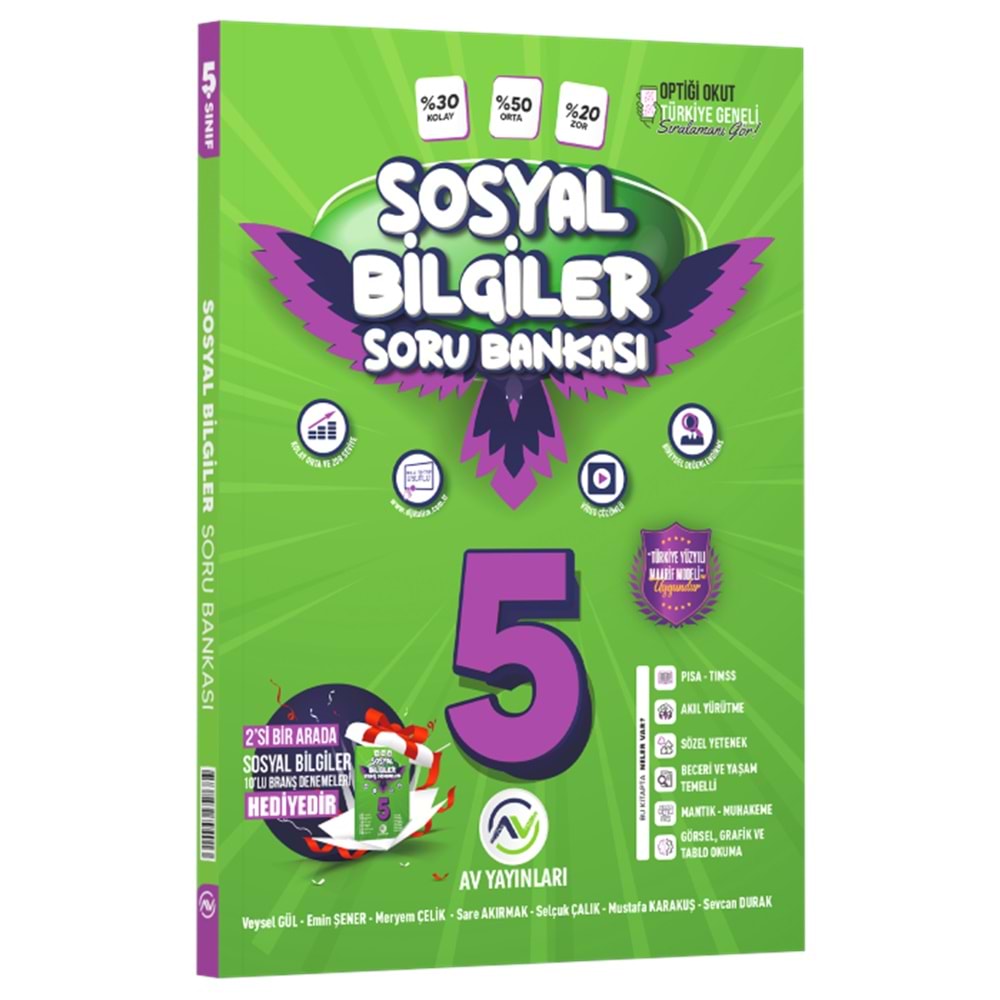 5.Sınıf Av S.B. Branş Dnm Hediye Sosyal B. - 24-25