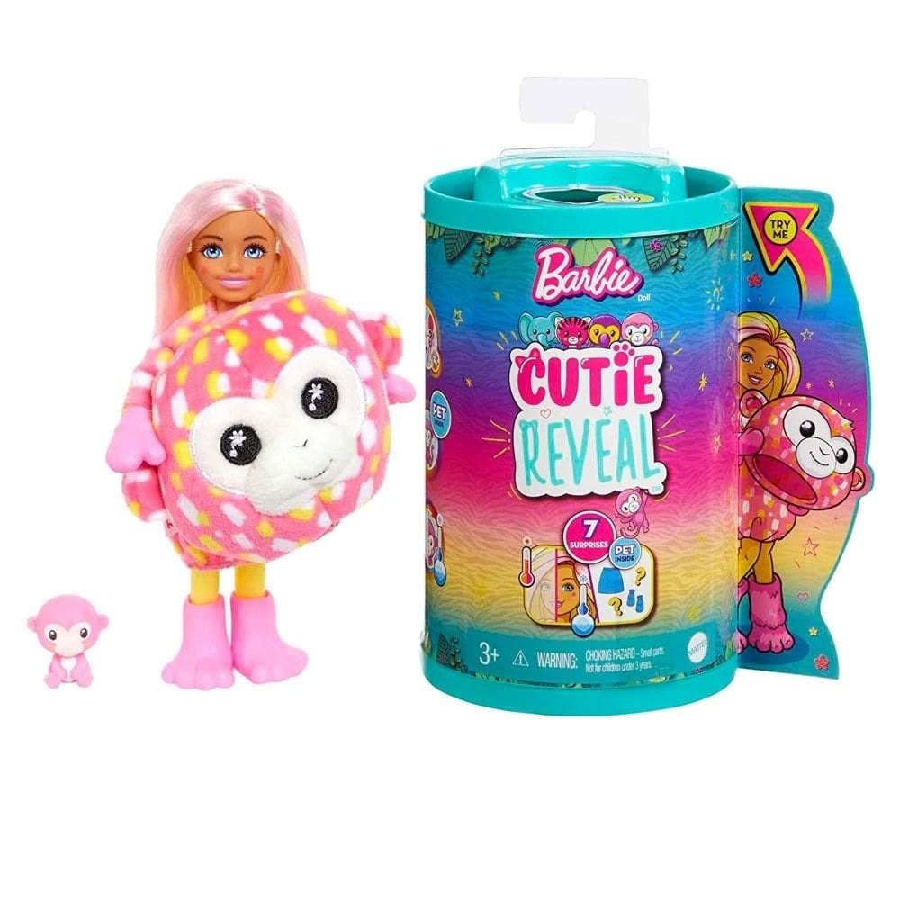 Hkr12 Barbie Cutie Reveal Bebekler Chelsea Tropikal Orman Serisi