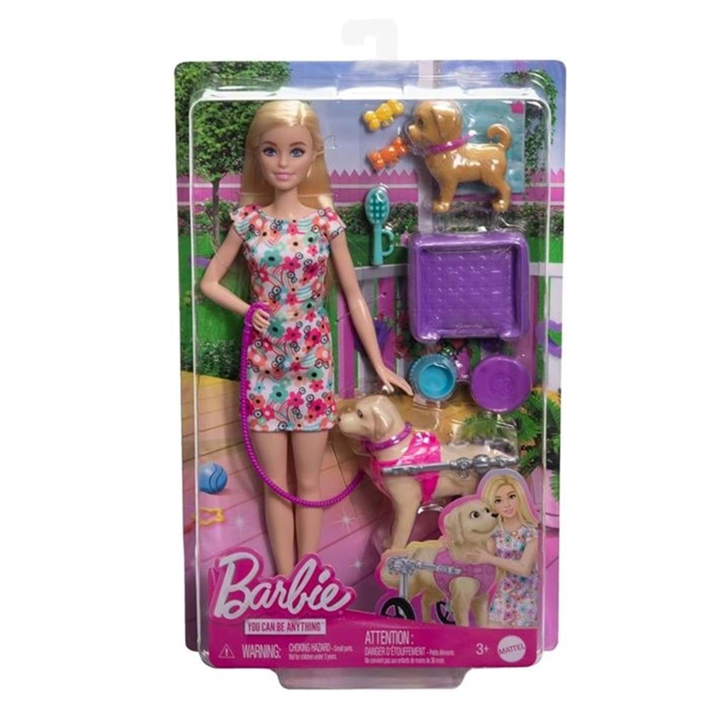 Barbie Ve Engelli Köpeği Oyun Seti