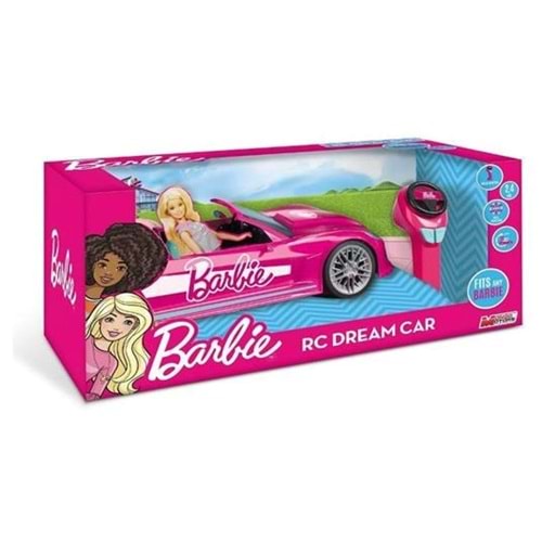 Barbie Convertıble Rüya Arabası 2.4 Ghz. Işıklı 42 CM. Pembe