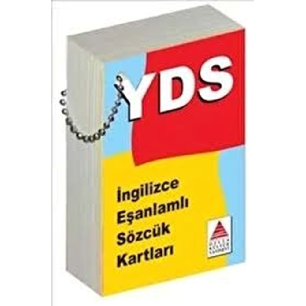 Yds İngilizce Eş Anlamlı Sözcük Kartları