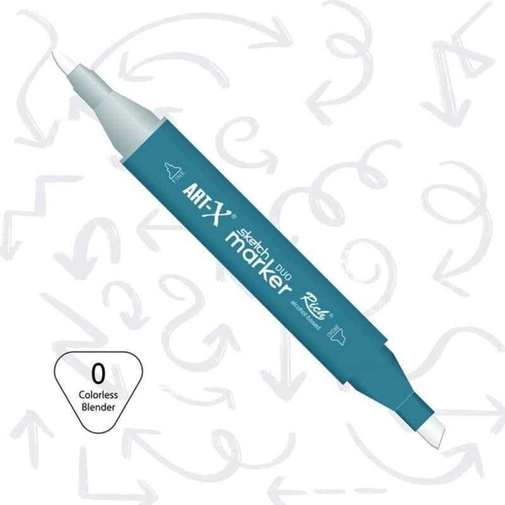 Art-X Sketch Marker Kalem Duo 0