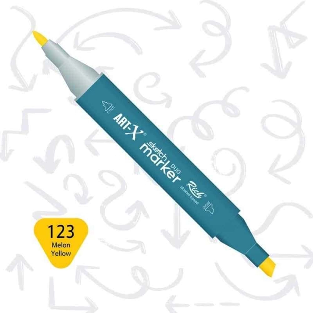 Art-X Sketch Marker Kalem Duo 123