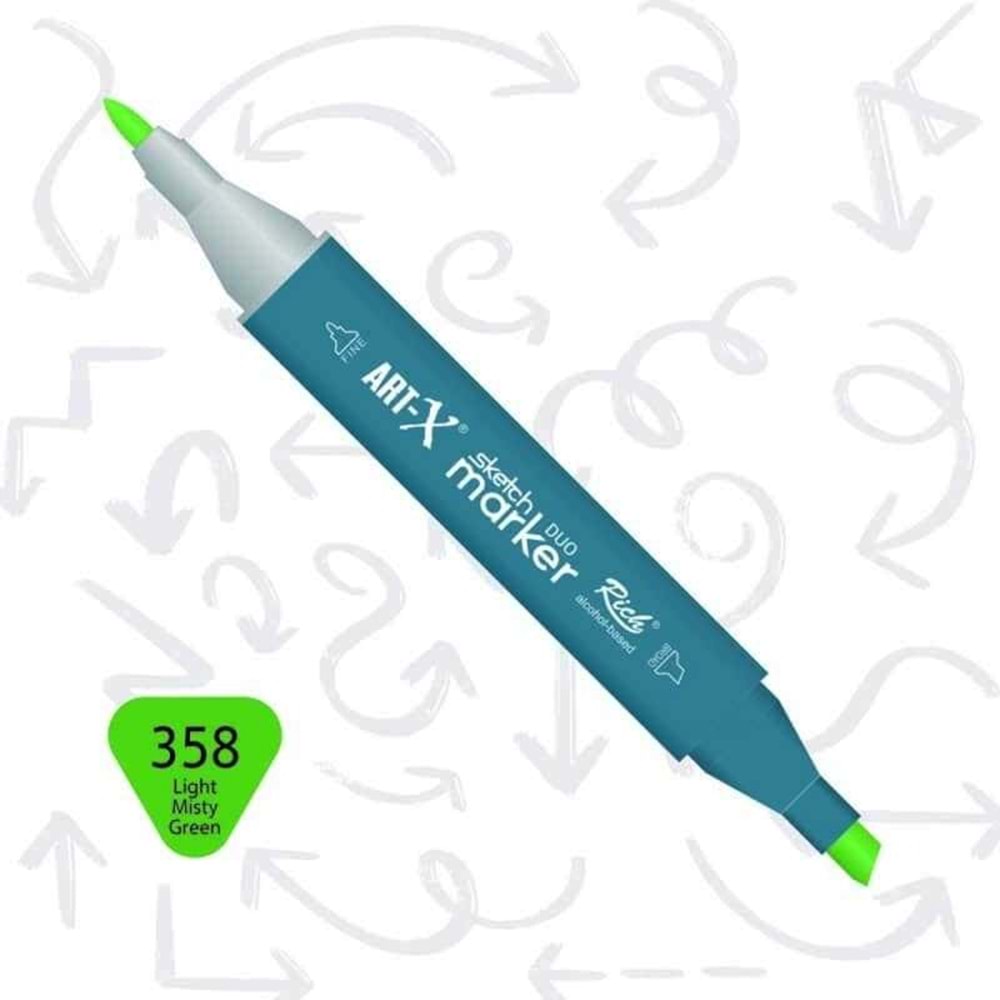 Art-X Sketch Marker Kalem Duo 358