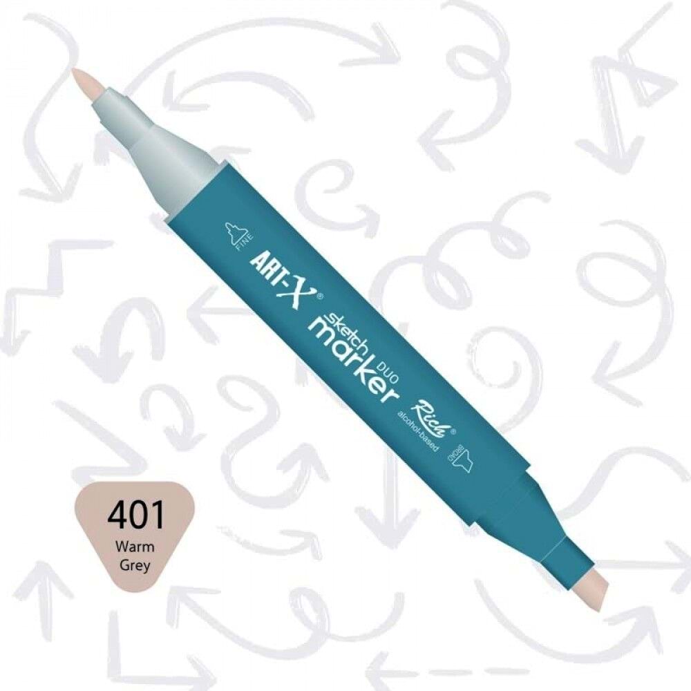 Art-X Sketch Marker Kalem Duo 401