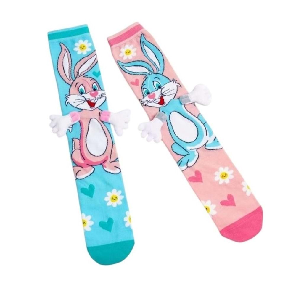 Tavşan Boyutlu Funny Bunny Çorap