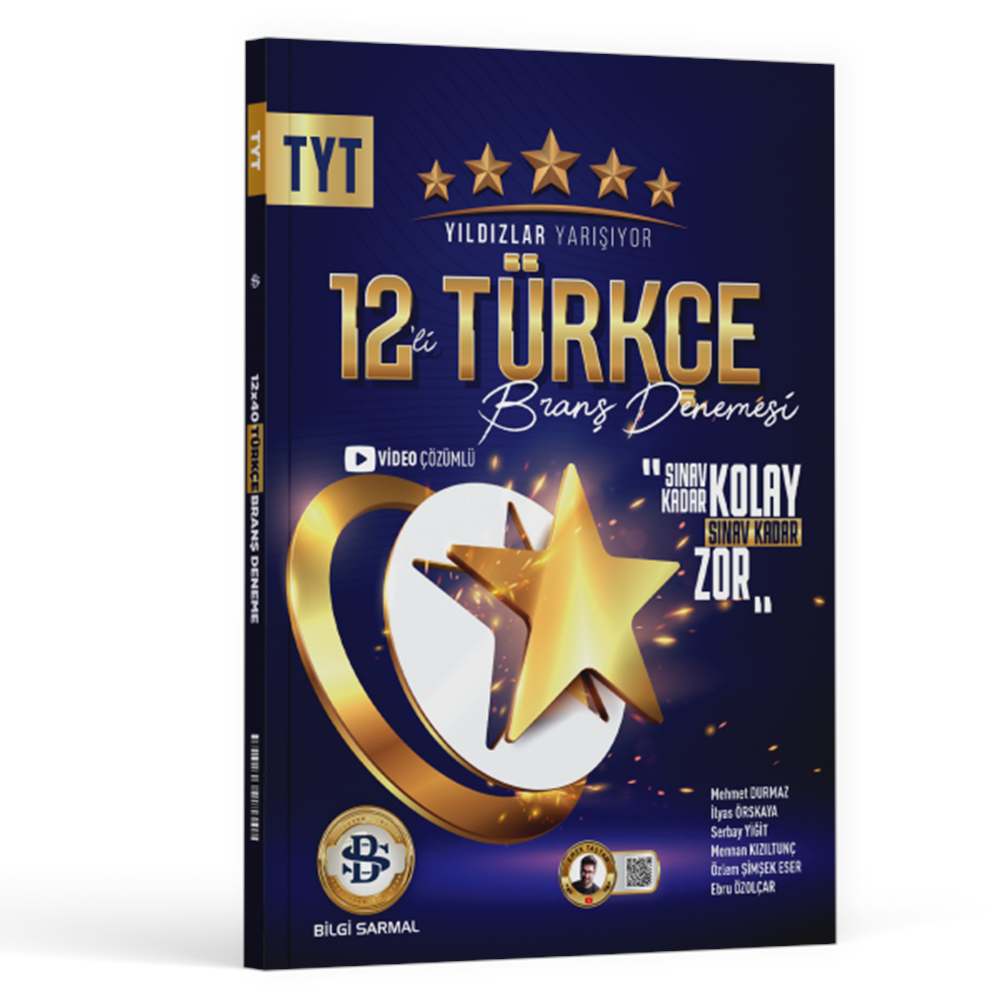 Yıldızlar Yarış Tyt Deneme 12 Lİ Türkçe