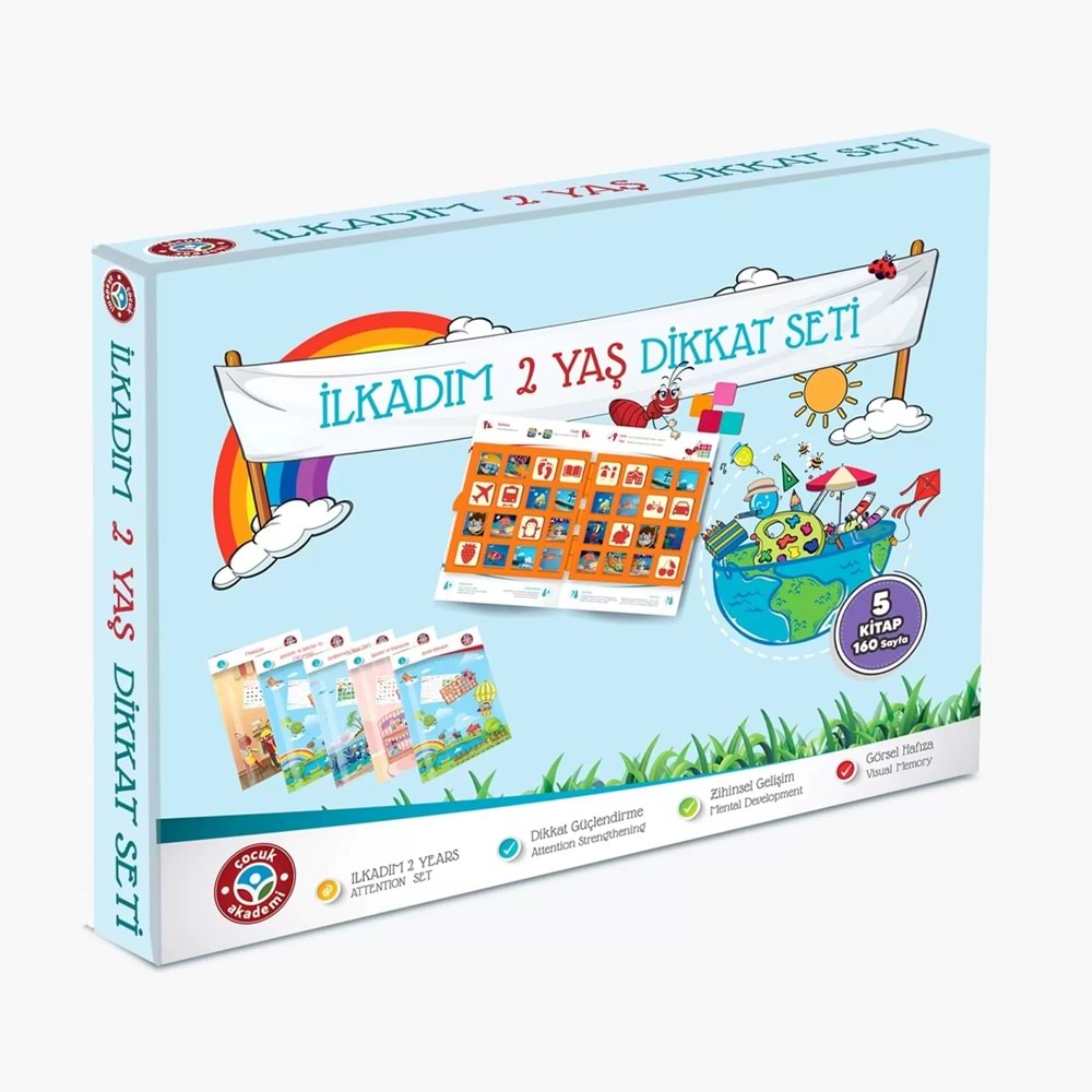 Çocuk Akademi İlkadım 2 Yaş Dikkat Seti