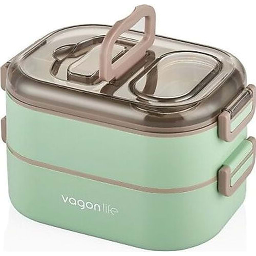 Vagon Life Lunch Box Çelik Xc-7081 1000 Ml Asorti