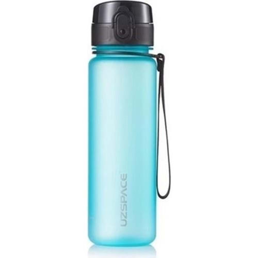 Uzspace Soft-Touch Tritan Su Matarası Açık Mavi 500ml
