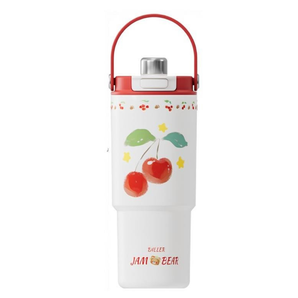 Diller Çelik Termos Desenli 900ml 49508 Red