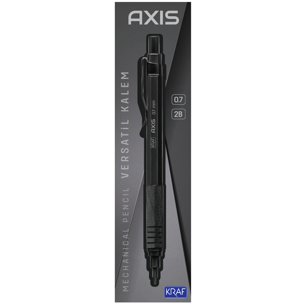 Kraf Versatil Kalem Axıs 0,7 Mm Mp-160 Black