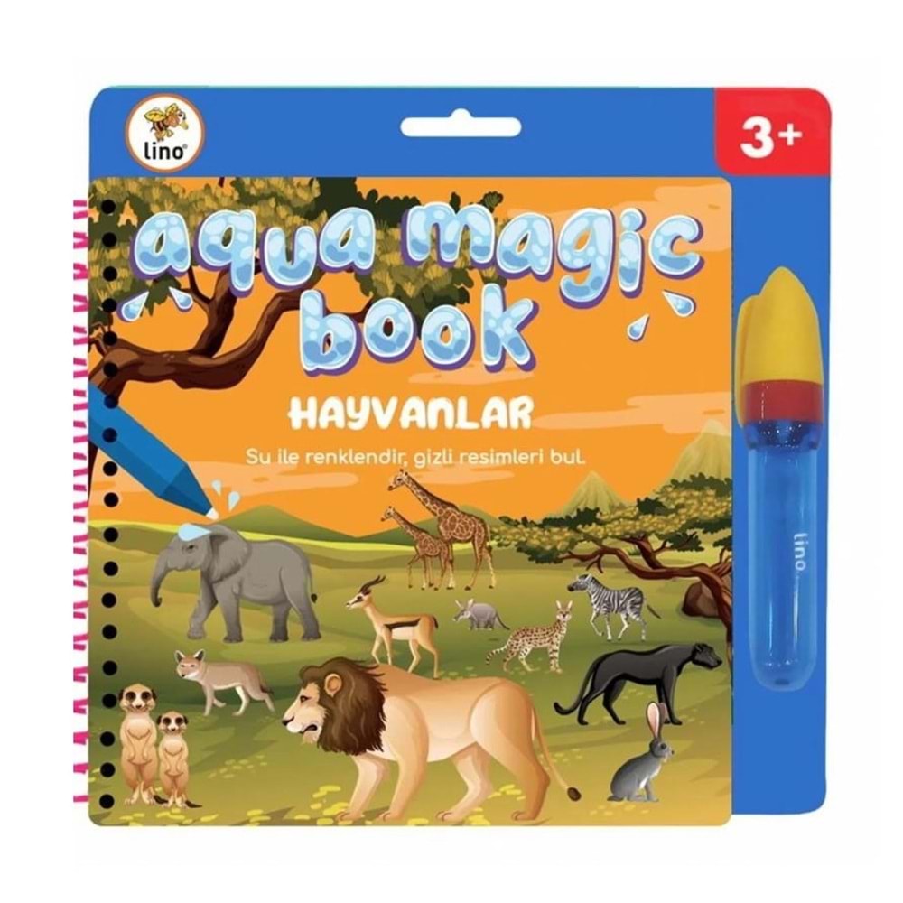 Lino Aqua Magic Book Hayvanlar (Sihirli Boyama Kitabi)