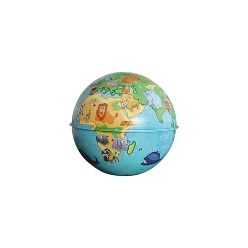 43103 Gürbüz Globe Bank Hayvanli Küre 10Cm