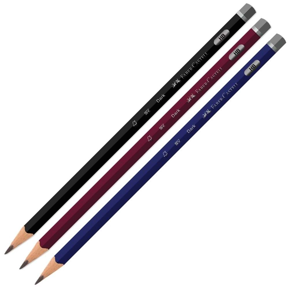 Faber Castell Kurşun Kalem Dark Mercanlı HB 6'Lı