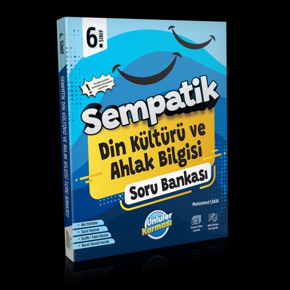 Sempatik 6. Sınıf Din Kültürü ve Ahlak Bilgisi Soru Bankası