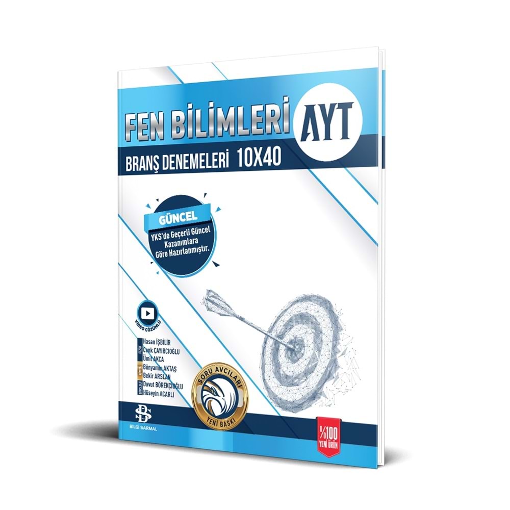 Sarmal Yks Ayt Deneme 10 Lu Fen Bilimleri - 24-25