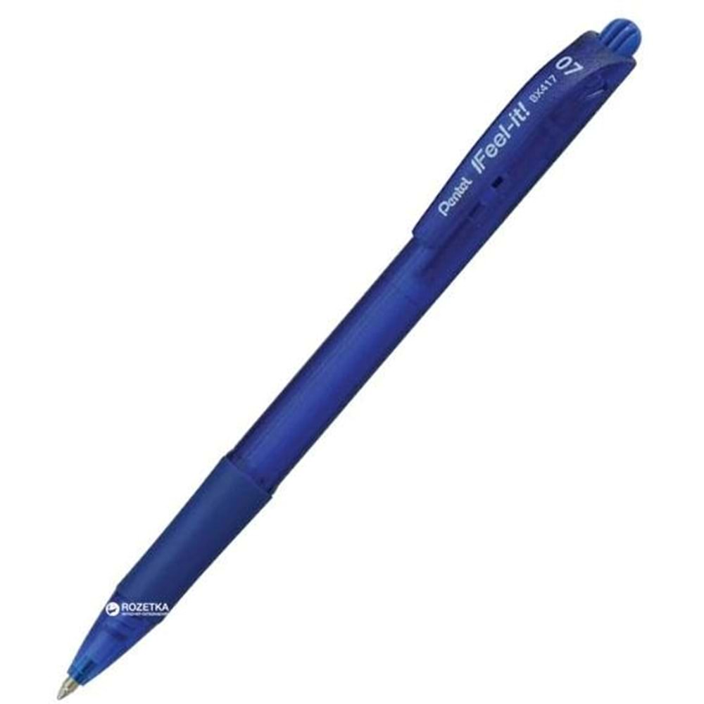 Pentel Feel Mekanızmalı Roller Kalem 0.7 Mm Mavi