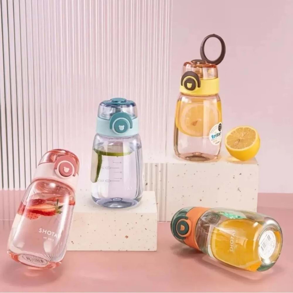 Shotay Cute Tritan Matara 600 Ml. (3 Ass.)
