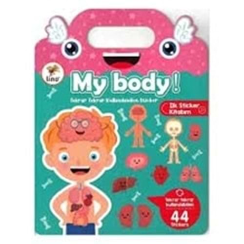 Lino Tekrar Tekrar Kullanilabilen İlk Sticker Kitabim My Body