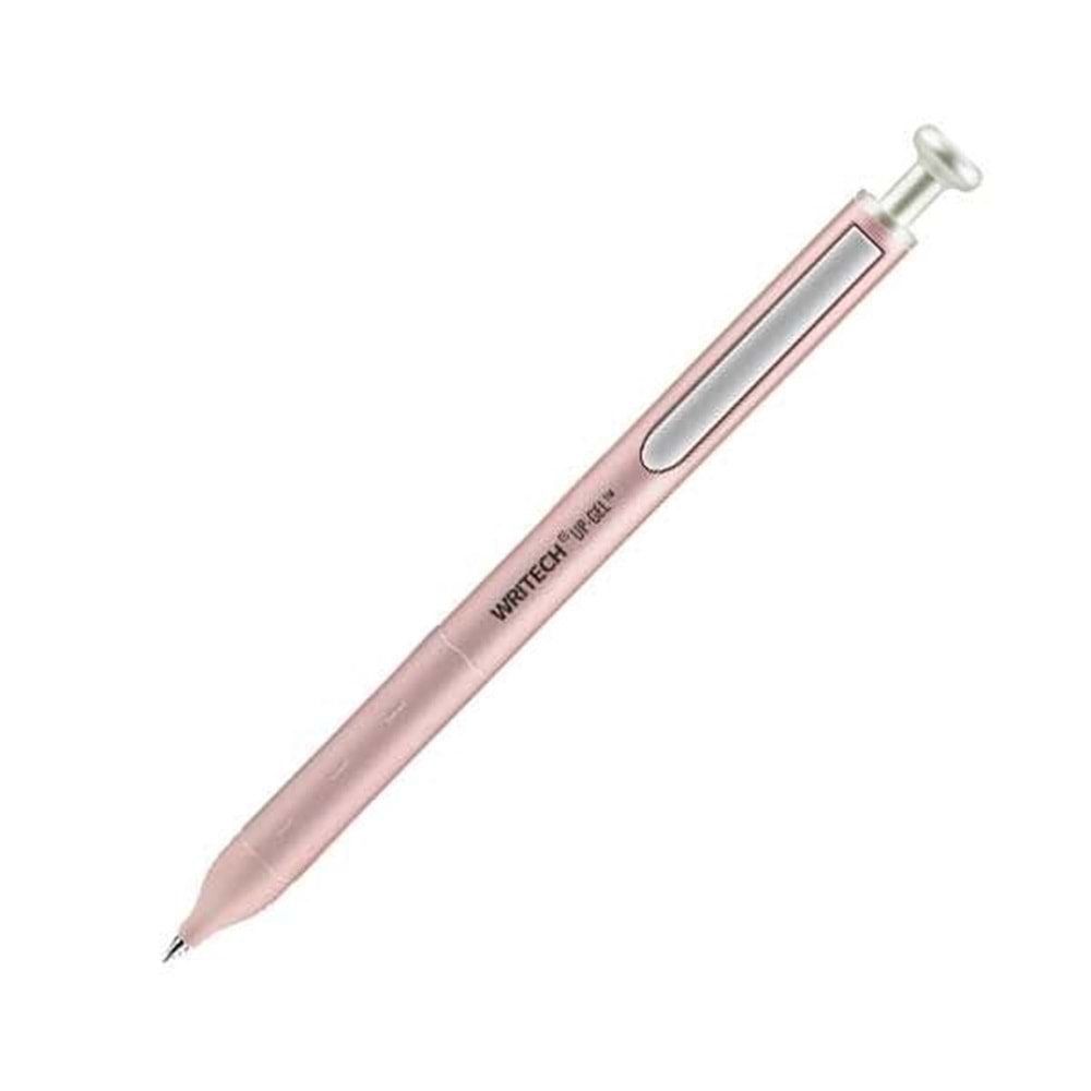 Writech W-0156 Metal Up Pembe Gövde 0.7 Mm Mavi Jel Kalem