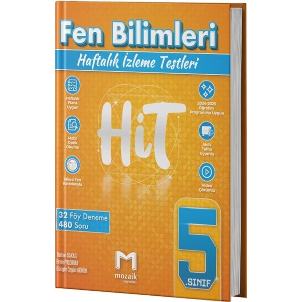 Mozaik Yayınları 5. Sınıf Fen Bilimleri HİT 32 Deneme