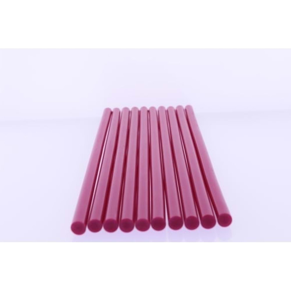 Winnboss Renkli Kalın Sıcak Mum Silikon Kırmızı