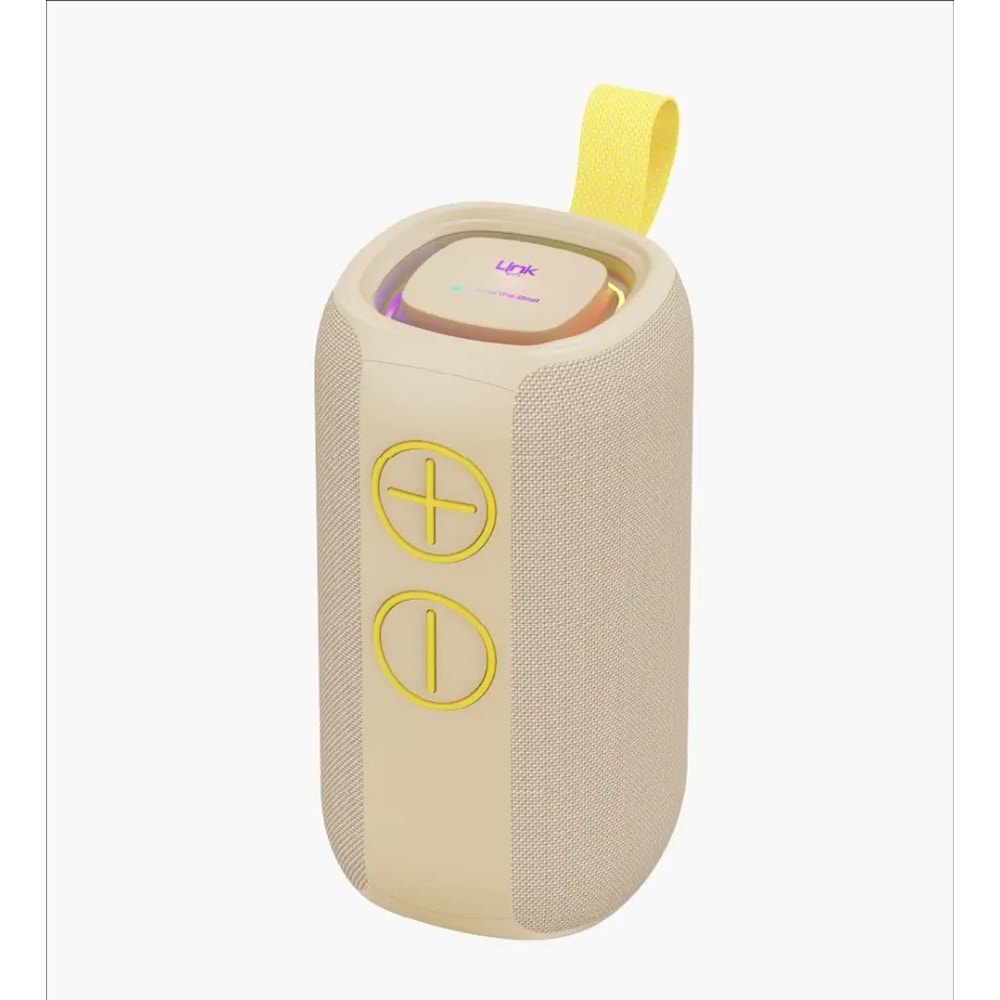 Q222 RGB Illuminated TWS Bluetooth Speaker Gold