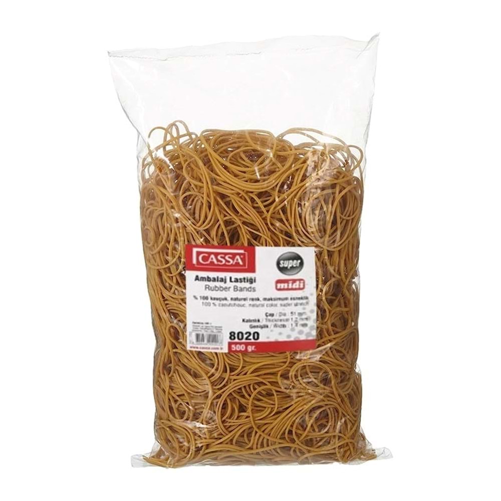 Cassa 8020 Ambalaj Lastiği - 500Gr.